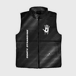 Женский жилет Death Stranding metal game lines, цвет: 3D-черный