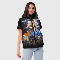 Женский жилет Фейри Тейл, цвет: 3D-красный — фото 2