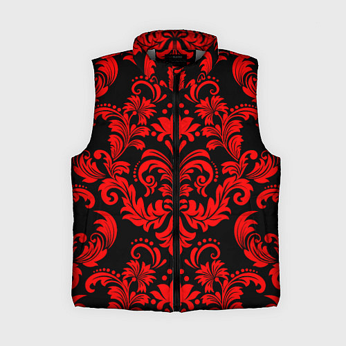 Женский жилет Дамаск узор / 3D-Светло-серый – фото 1