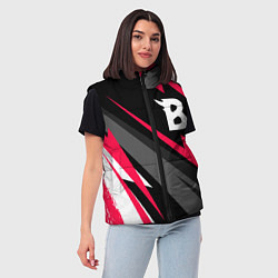 Женский жилет Beastars electro lines, цвет: 3D-черный — фото 2