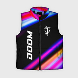 Женский жилет Doom speed game lights, цвет: 3D-черный