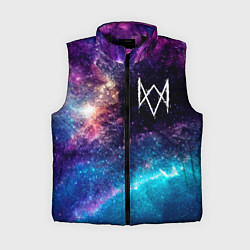 Женский жилет Watch Dogs space game, цвет: 3D-черный