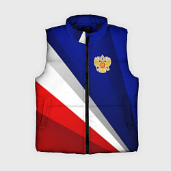 Женский жилет Россия - униформа федерации, цвет: 3D-черный