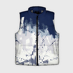 Женский жилет Яркий абстрактный узор для спорта, цвет: 3D-светло-серый