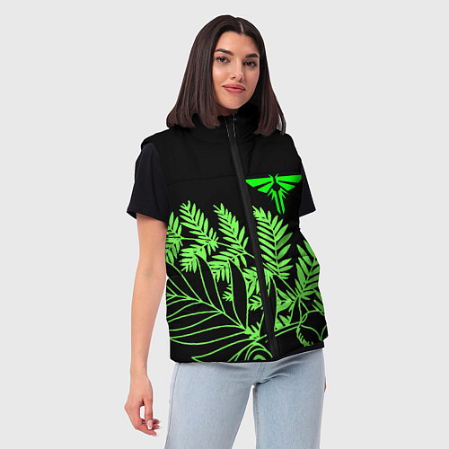 Женский жилет The Last of Us acid logo / 3D-Светло-серый – фото 3