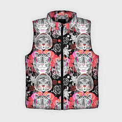 Женский жилет Тигровый орнамент