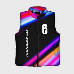 Женский жилет Rainbow Six speed game lights, цвет: 3D-черный
