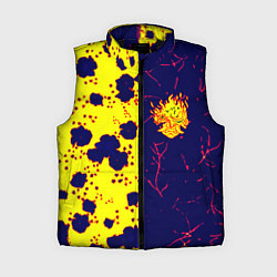 Женский жилет Cyberpunk лого текстура