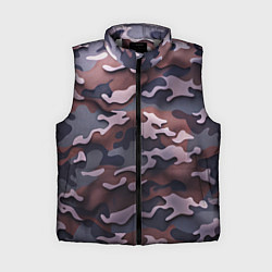 Женский жилет Камуфляж-грязь