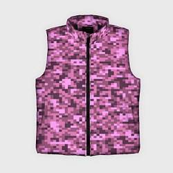 Женский жилет Розовый камуфляж текстура