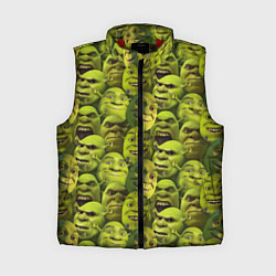 Женский жилет Шрек - паттерн, цвет: 3D-красный