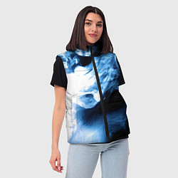 Женский жилет Дым смок вейпа текстура, цвет: 3D-красный — фото 2