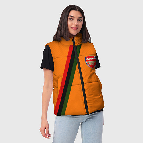 Женский жилет Arsenal geometry steel / 3D-Красный – фото 3