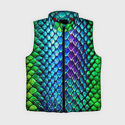 Женский жилет Радужная кожа змеи
