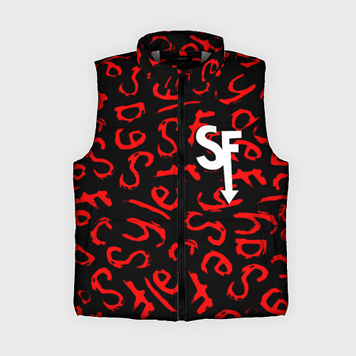 Женский жилет Sally Face roglike game / 3D-Светло-серый – фото 1