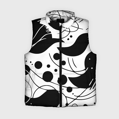 Женский жилет Fashion abstraction - ai art fantasy / 3D-Светло-серый – фото 1