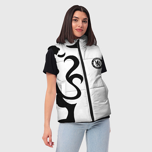 Женский жилет Chelsea sport fc / 3D-Черный – фото 3