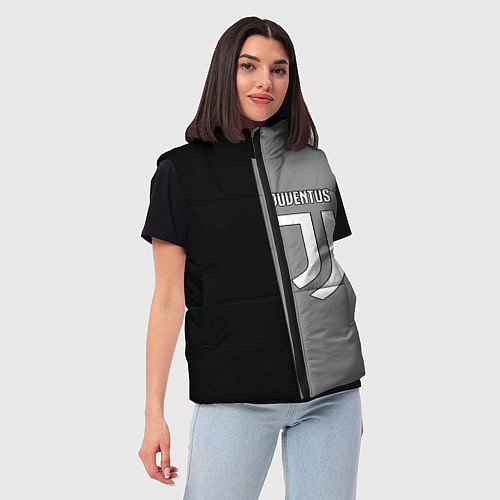 Женский жилет Ювентус геометрия / 3D-Красный – фото 3
