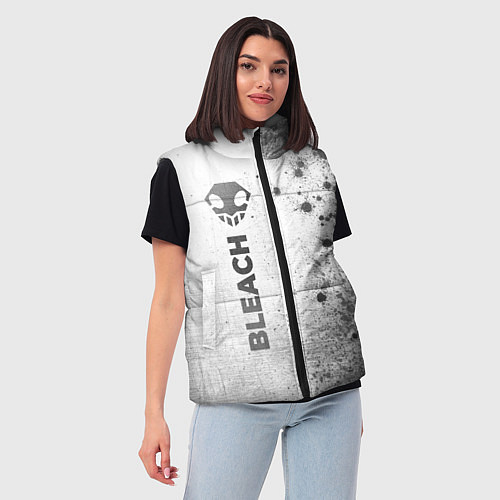 Женский жилет Bleach - white gradient по-вертикали / 3D-Черный – фото 3