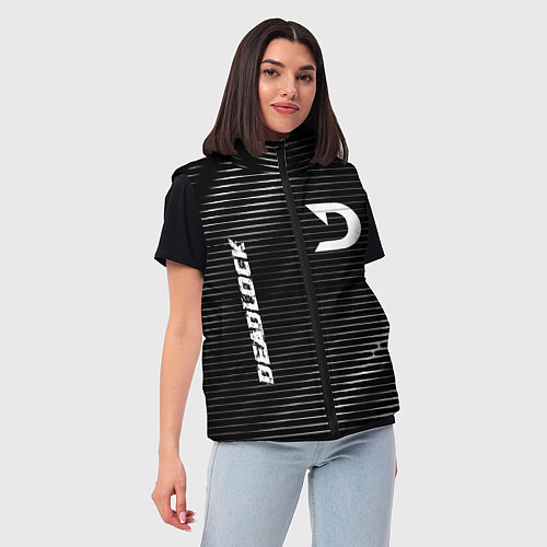 Женский жилет Deadlock metal game lines / 3D-Черный – фото 3