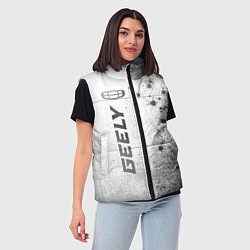 Женский жилет Geely - white gradient по-вертикали, цвет: 3D-черный — фото 2