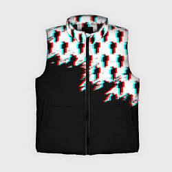Женский жилет Billie Eilish pattern glitch