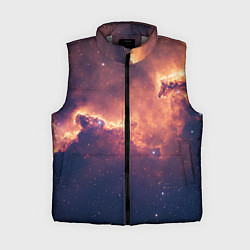 Женский жилет Космические облака и звезды