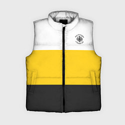 Женский жилет Мы русские с нами Бог НИКА 2 черная патриоты, цвет: 3D-светло-серый