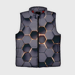 Женский жилет Трехмерные соты с подсветкой