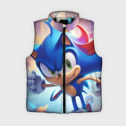 Женский жилет Sonic 1, цвет: 3D-черный