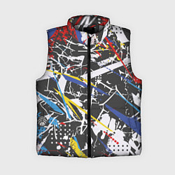 Женский жилет Дизайнерская абстракция
