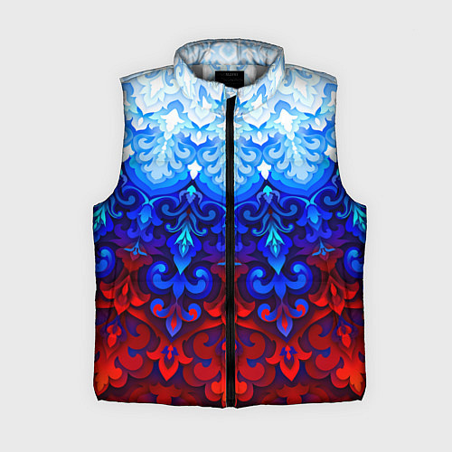 Женский жилет Душа моя Россия 1 / 3D-Светло-серый – фото 1