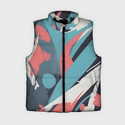 Женский жилет Граффити в пастельных тонах абстракция