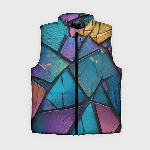 Женский жилет Яркое стекло / 3D-Светло-серый – фото 1