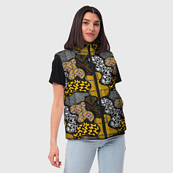 Женский жилет Этнический паттерн, цвет: 3D-светло-серый — фото 2