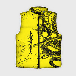 Женский жилет Syberpunk dragon tatoo