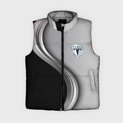 Женский жилет Tesla carbon metal