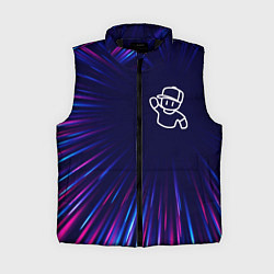 Женский жилет Stumble Guys northern cold, цвет: 3D-черный