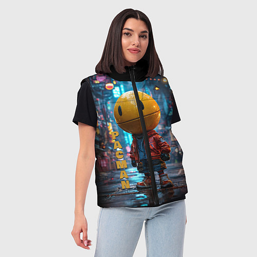 Женский жилет Urban Pac 8bit / 3D-Черный – фото 3