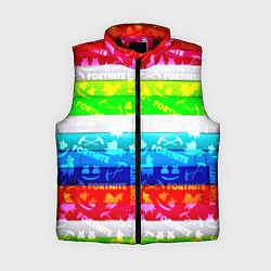 Женский жилет Fortnite color line, цвет: 3D-черный
