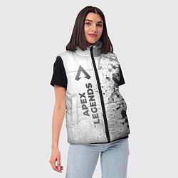 Женский жилет Apex Legends - white gradient по-вертикали, цвет: 3D-черный — фото 2