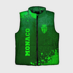 Женский жилет Monaco - green gradient вертикально, цвет: 3D-черный
