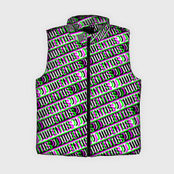 Женский жилет Juventus glitch pattern