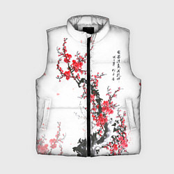 Женский жилет Китайская слива, цвет: 3D-светло-серый
