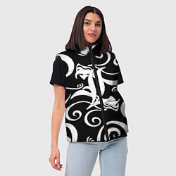 Женский жилет Death Note japan anime, цвет: 3D-светло-серый — фото 2