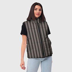 Женский жилет Узор как у Вай из Аркейн, цвет: 3D-черный — фото 2