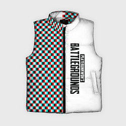Женский жилет PUBG глитч клетка