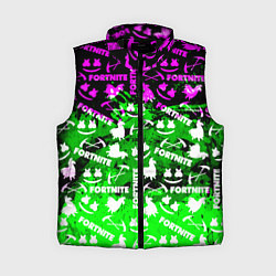 Женский жилет Fortnite краски кислота, цвет: 3D-черный