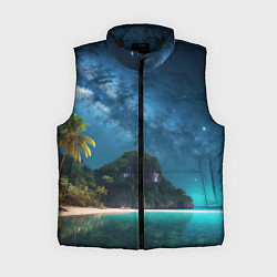 Женский жилет Island beach, цвет: 3D-черный