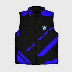 Женский жилет BMW blue geometry